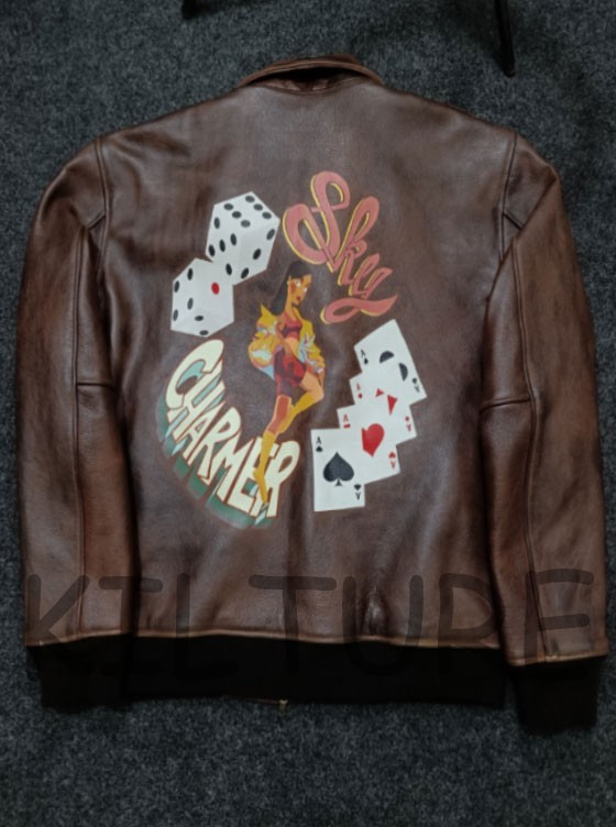 Avirex Sky Charmer New Vintage A2 Brown Leather Jacket | eBay