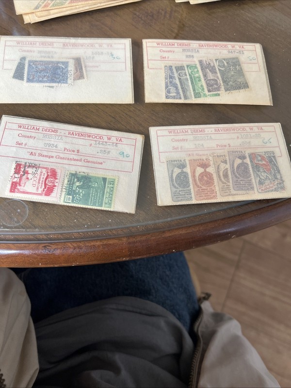 Russian Stamp Collection As Shown (AD)
