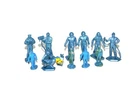 Lot 11 Vintage Marx Air Force Training Center Figures Plastic Toy Soldiers Pilot