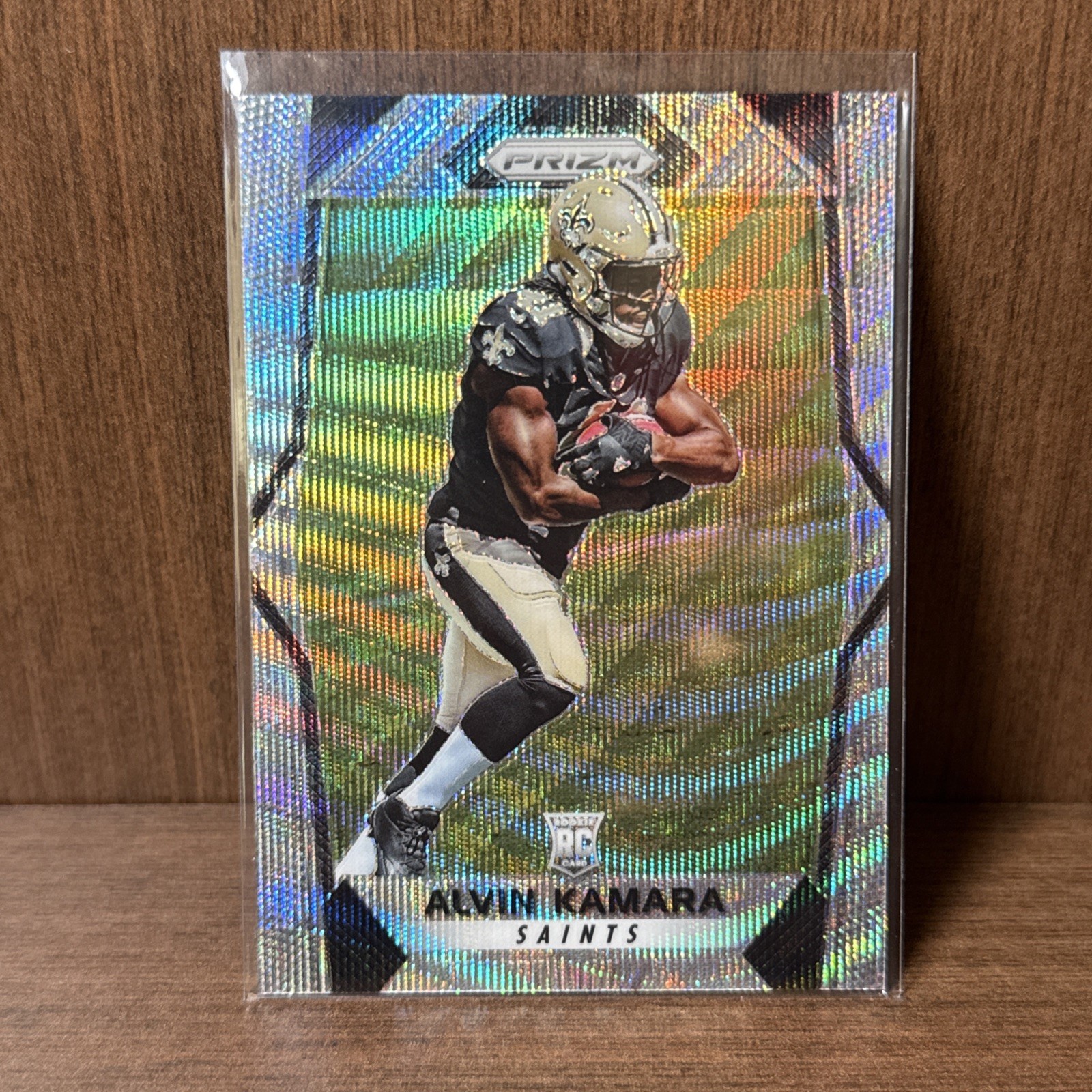 Alvin Kamara 2017 Panini Prizm RC Blue Wave Prizm SP /149 Saints 