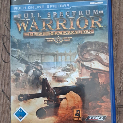 THQ Full Spectrum Warrior: Ten Hammers Sony PlayStation 2 PAL USK16 Serie