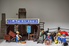 Playmobil | 3182s Blacksmith Western Schmiede 3430 Cowboy SELTENE VERSION! 70er