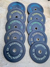 260 lbs. Olympic Bumper Weight Plate Set, Home Gym Brand New
