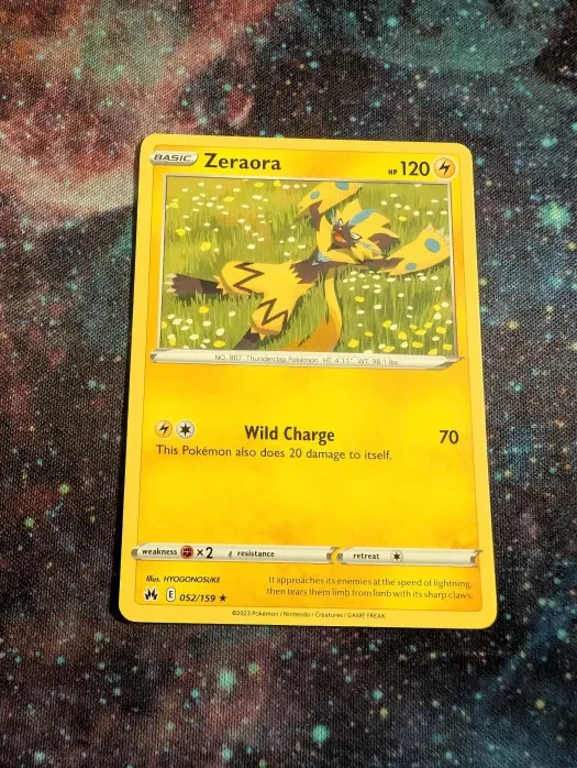 Pokémon TCG Zeraora 52/159