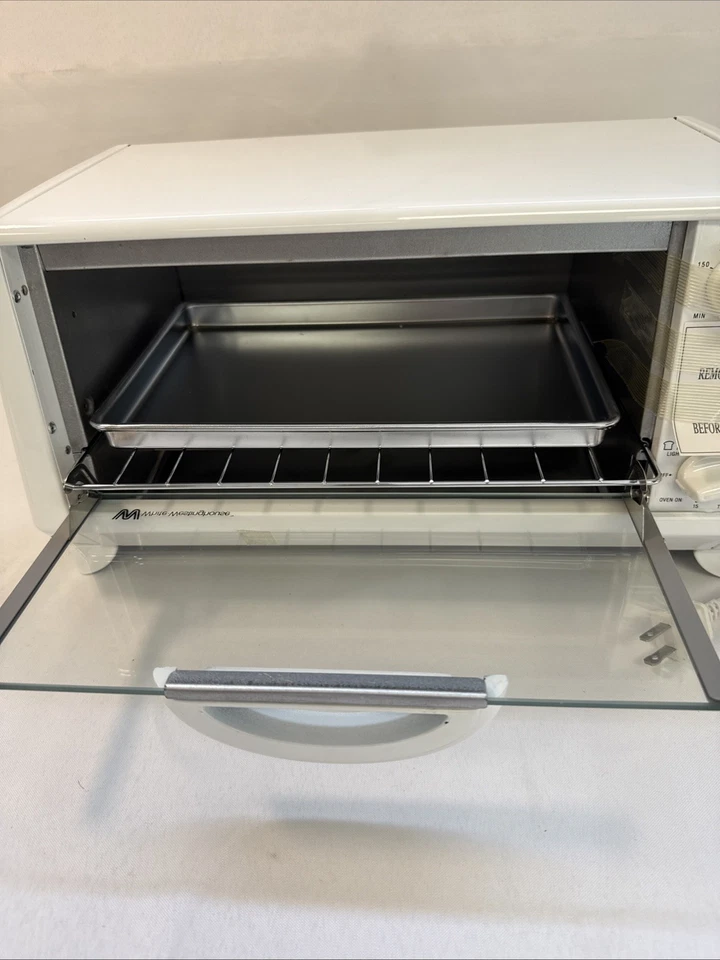 Horno tostador/asador de asador blanco White-Westinghouse modelo No.WTB400 Foto 3 de 4
