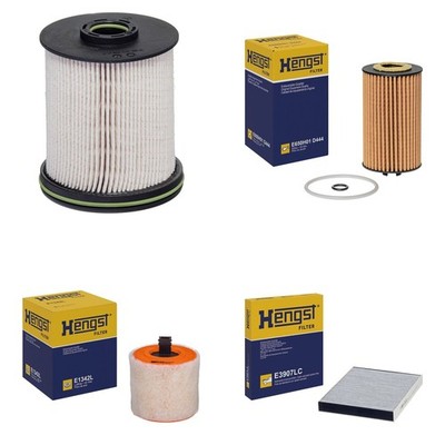 HENGST FILTER-PAKET SET passend für OPEL ASTRA K 1.6 CDTI+TURBO AB 06.2015