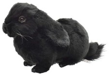 HANSA Holland Lop Black 33 Animal Stuffed Toy