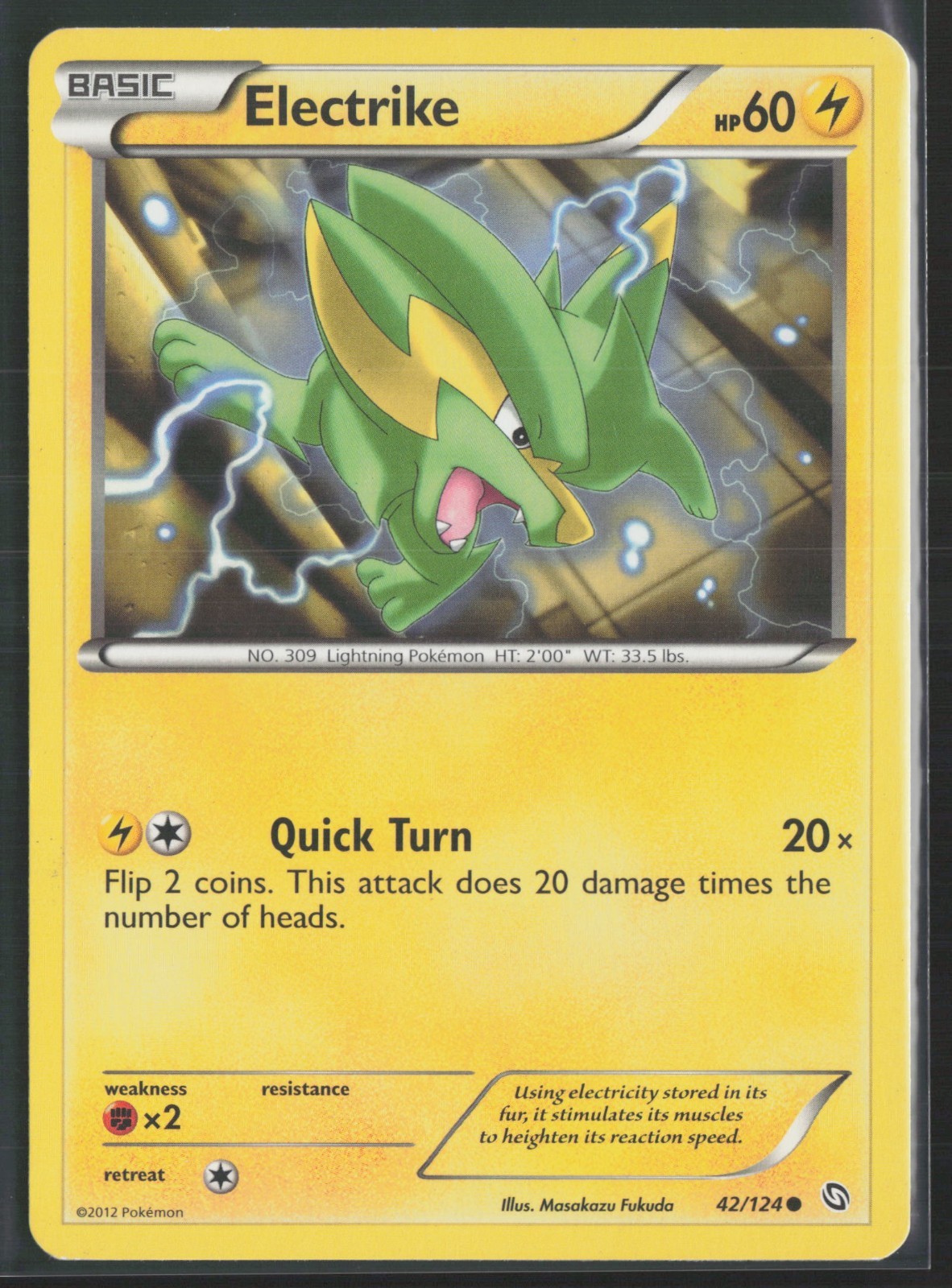 Electrike 42/124 - Dragons Exalted - PTCG - HP