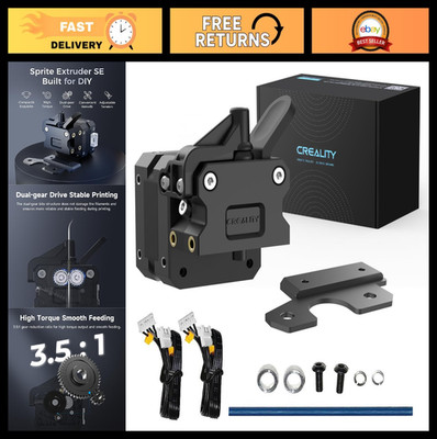 3D Printer Direct Drive Extruder Upgrade Kit, Dual Gear High Torque for Ender 3/