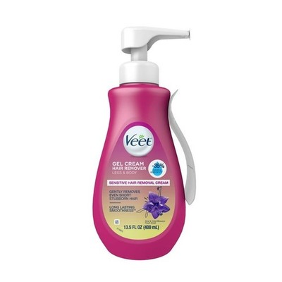 Veet Hair Removal Cream, Body Hair Remover For Women, Sensitive Skin, 13.5 FL OZ