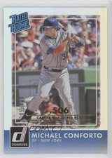 2016 Panini Donruss Rated Rookies Stat Line Career /400 Michael Conforto #38 s1i