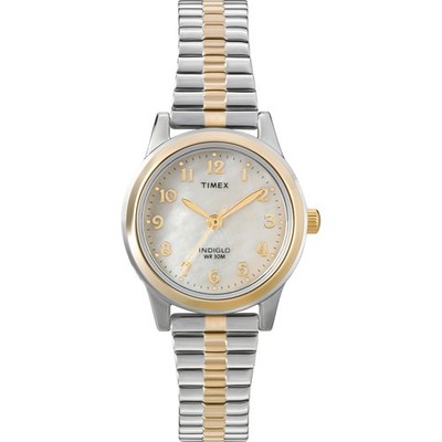 Timex Women's T2M828 Essex Avenue Stainless Steel Expansion Band Watch Two-Tone