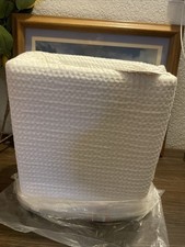 White Waffle Duvet Set TXL Twin XL 2-Piece 68in W x 92in