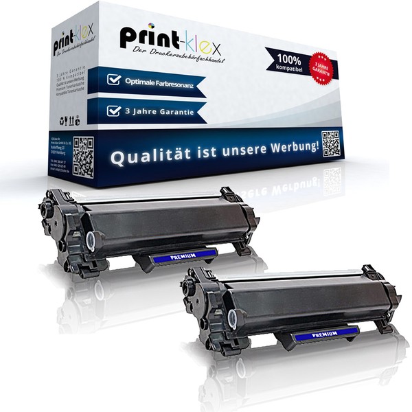 2X Rebuild Xl Toner Kompatibel FüR Brother DCP-L2510D L2512D L2537DW L2550DN-image