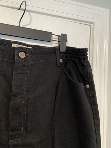 L.L. Bean Size 16 Original Fit Relaxed Comfort Waist Black Straight Leg Jeans - Picture 3 of 11