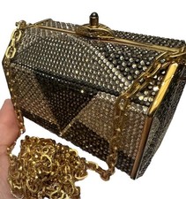 NEW VTG Judith Leiber Evening Swarovski Cryst...