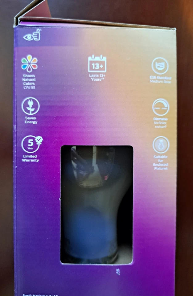 Philips Ultra Definition Warm Glow 75W Equivalent Soft White 11W LED Dimmable - Image 3 of 3