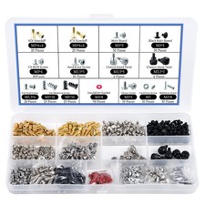 502 Pcs Computer Motherboard Screws Kit, Motherboard Standoffs Screws for Univer