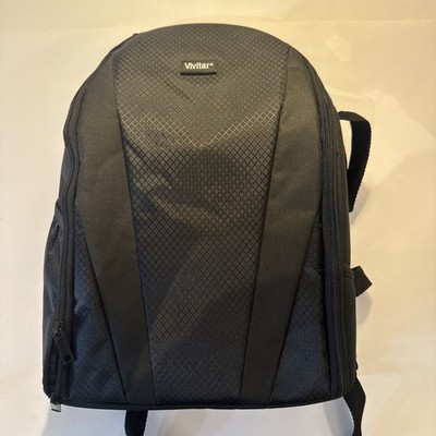  Vivitar Camera Backpack Black DSLR Mirrorless Photo Travel Bag
