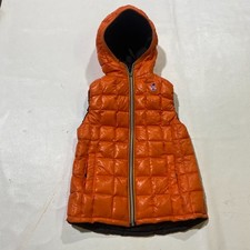 Childrens Vintage kway orange puffer jacket