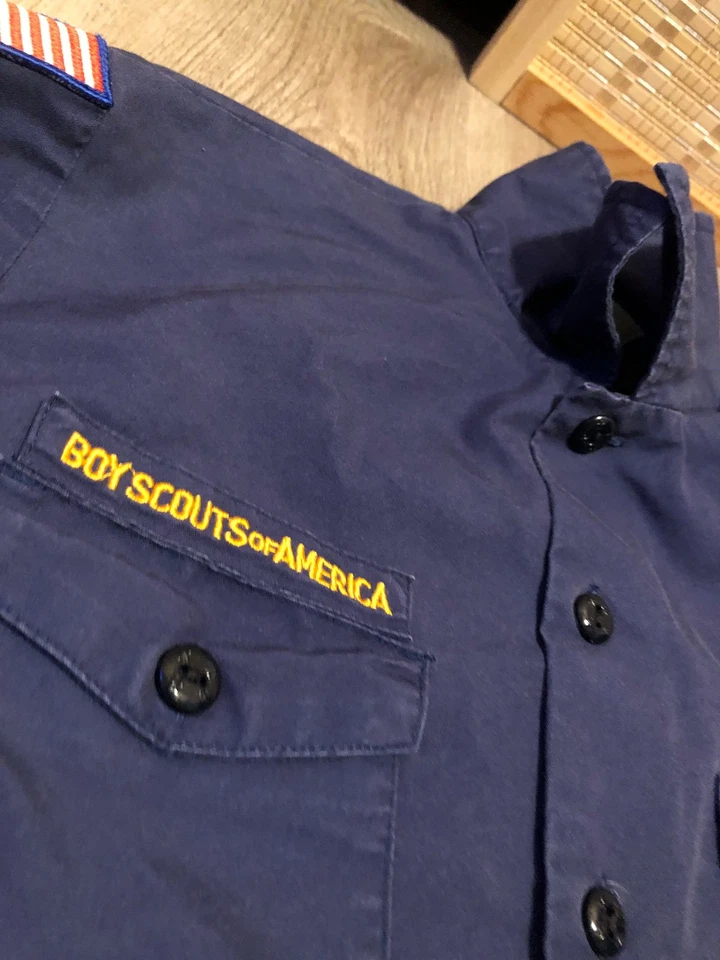 BSA Boy Scout Uniform Shirt Youth Cub Scouts Large L (H594) Grand Canyon AZ - Image 3 of 4