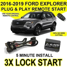 Remote Start Plug & Play Easy Install 3X Lock For 2016-2019 Ford Explorer FO2