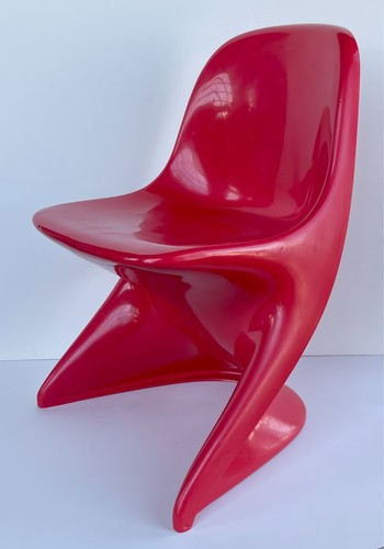 Vintage CASALINO RED Child's CHAIR Alexander Begge Mid Century Modern - Picture 7 of 9