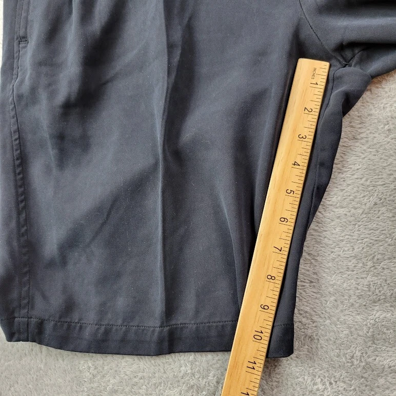 Pantalones Cortos Pussers Island Reserve Para Hombre 36 Negros 100% Seda Playa Ligeros Exterior Foto 4 de 4