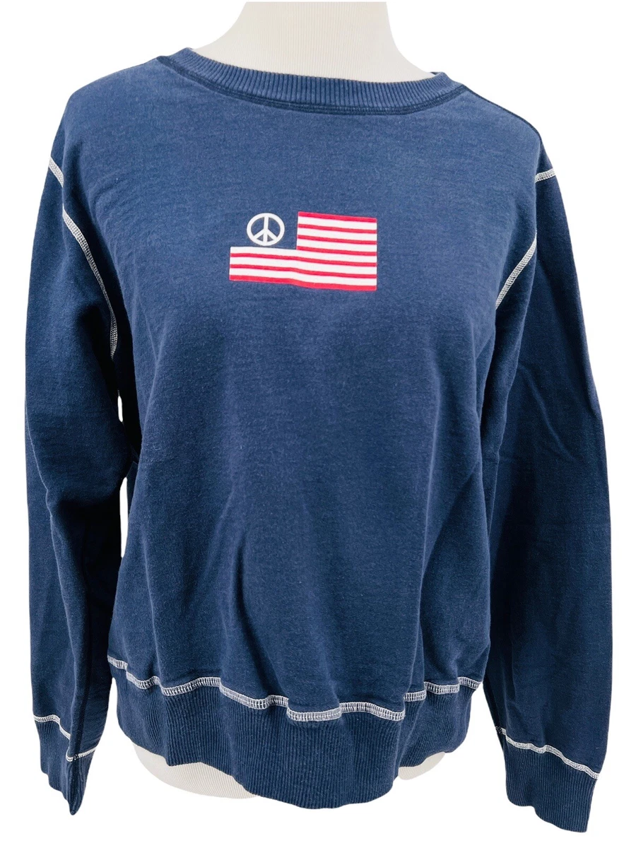 Tommy Jeans USA logo sweatshirt in blue