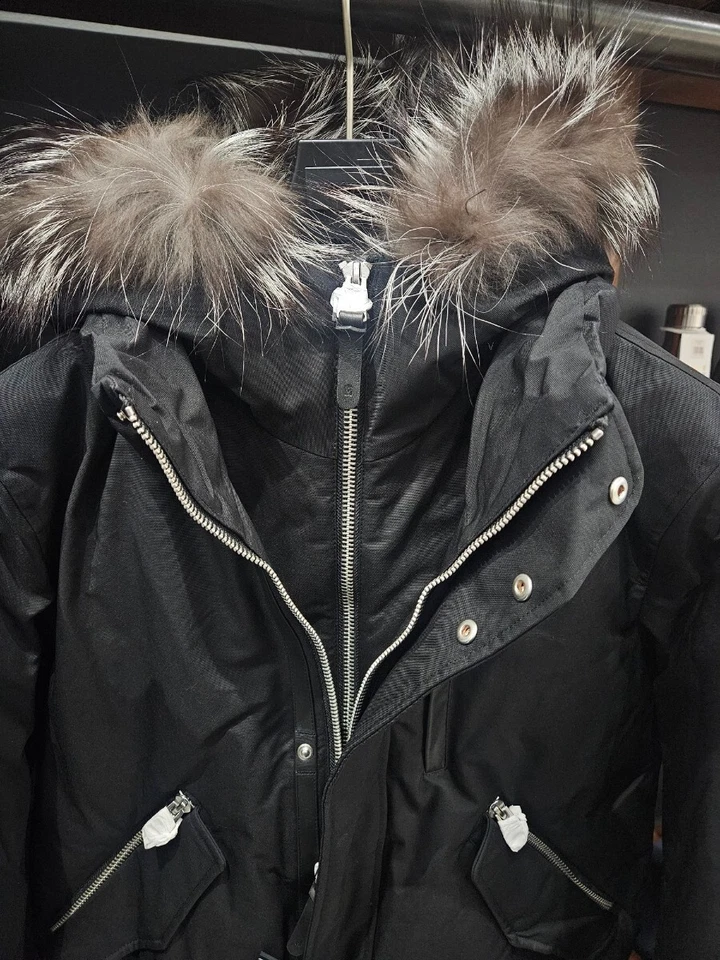 Mackage Men DIXON X 2-in-1 Nordic Tech Down Bomber, Size 38, Black - Image 3 of 4