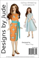 Going Shopping Doll Clothes Sewing Pattern for 45.5cm Iplehouse FID Dolls