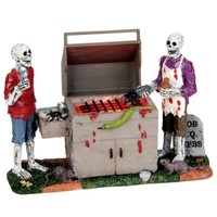 Lemax 54912 - Gory Grillin - Halloween Weihnachtsdorf Winterdorf Neu