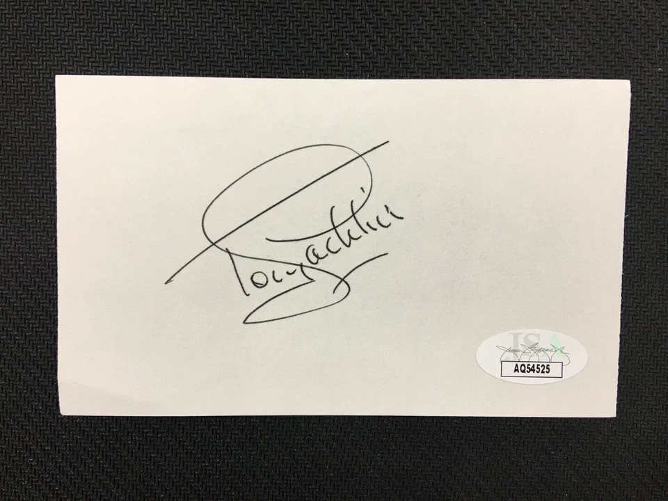 Tony Jacklin PGA HOF Open Champion Signed 3x5 Index Card JSA Certified AUTOGRAPH - Image 2 of 4