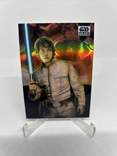 2021 Topps Chrome Star Wars Galaxy Refractor Luke Skywalker #34 Vanderstelt