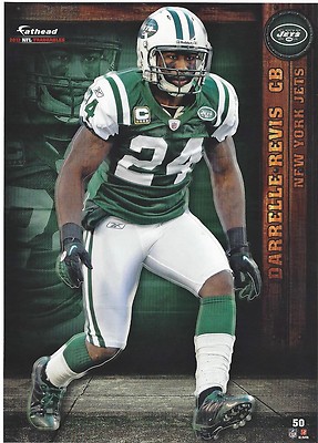 DARRELLE REVIS FATHEAD TRADEABLES NEW YORK JETS PITT PITTSBURGH PANTHERS 2012 50