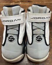 Air Jordan Toddler 6c 2017 White Gray Black
