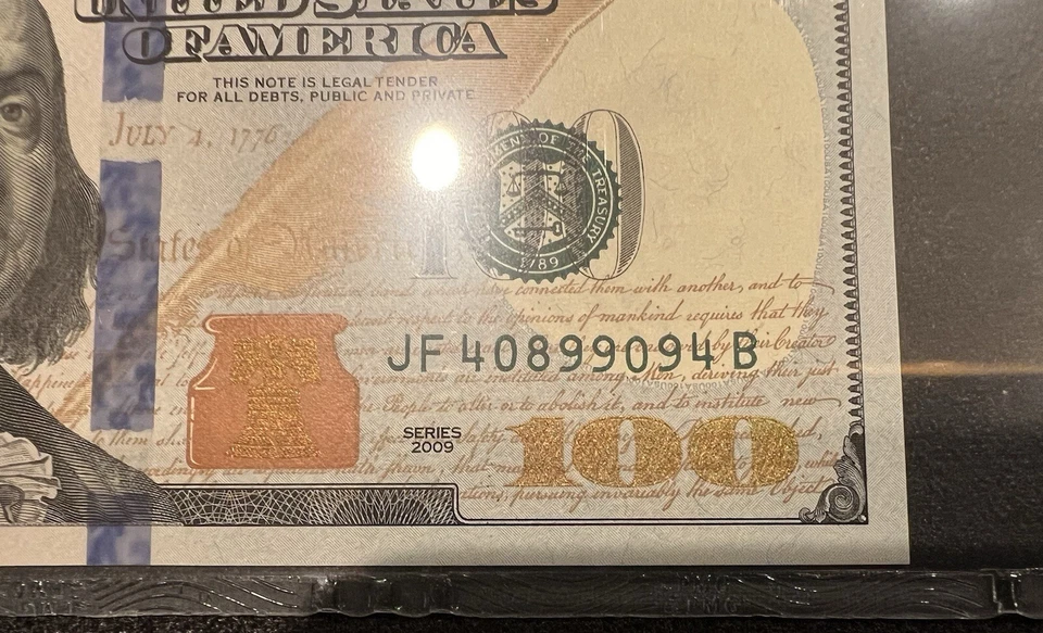 2009 $100 ONE HUNDRED DOLLAR BILL PMG 66 EPQ GEM UNCIRCULATED ATLANTA FRN RIOS - Image 3 of 4