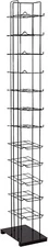 72 Hats Caps Hat Cap Rack 12-Tier Baseball Black Floor Stand Standing 78" High
