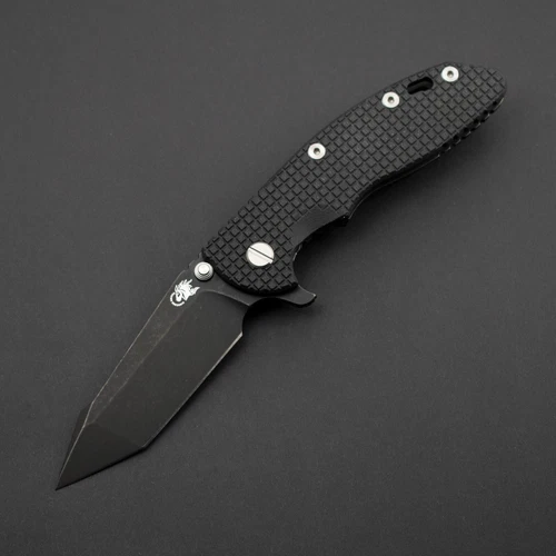 NEW! Hinderer XM-18 3.5" Harpoon Tanto 3V, MEFP Battle Black, Monkey Edge FRAG