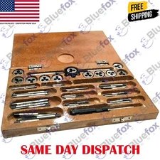 Tap and Die Set Kit 0BA To 10BA w/ Case Threading Chasing Repair 47 Piece