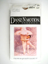 Danz N Motion by Danshuz Nylon Footed Tights Children's Toast Size 8-10 502