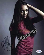 Nina Dobrev Signed Autograph REPRINT RP #6335