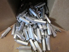(100) RAF 4507-256-AL Standoffs Aluminum Male/Female 2/56 X 5/8" Long NEW!!!