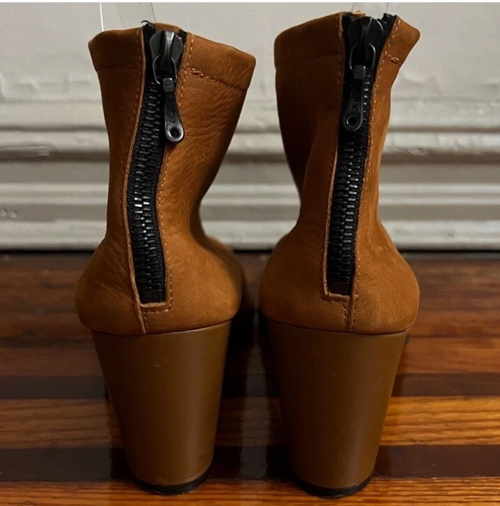 Botín al tobillo de cuero con cremallera Arche para mujer talla 39 EUR Foto 4 de 4