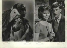 Press Photo Actress Mary McDonnell with co-star in show composite - sap26221