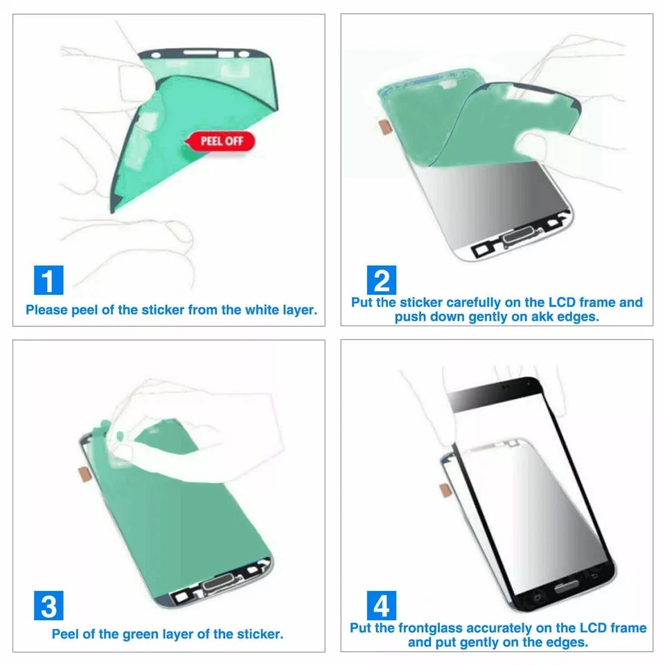 For Goggle Pixel 2XL Front Screen Replacement Repair Kit Black - Image 3 of 4