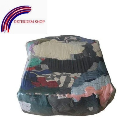 Stracci Pezzame Colorati per pulizia industriale 10 Kg - Deterdem Shop