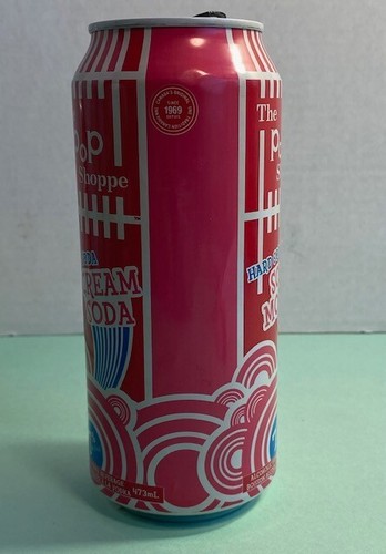 The POP SHOPPE CREAM SODA boîte en étain boisson soda dur alcoolisé 473 ml - Photo 4/6