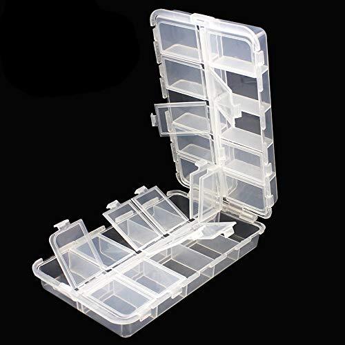 OriGlam Premium 20 Compartments Tackle Boxes, Tackle Utility Boxes, Plastic - Picture 5 of 7