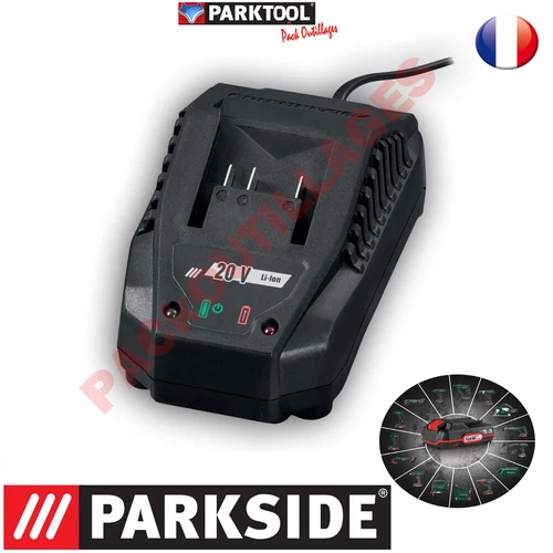 PARKSIDE® Chargeur 20V - X 20 V TEAM Pour tous les outils de la serie !!
